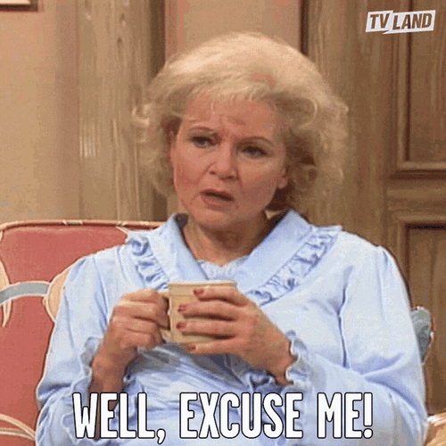 Excuse Me Rose Nylund GIF