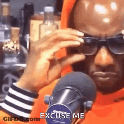 Excuse Me Take Off Glasses GIF