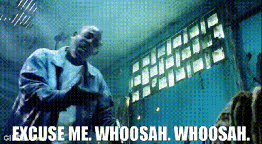 Excuse Me Woosah Woosah GIF