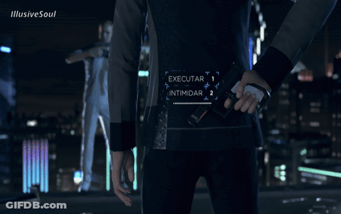 Executar Word On Shirt Back GIF