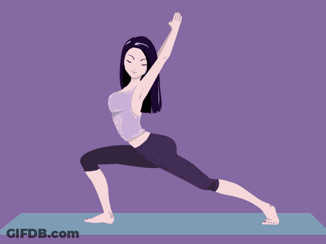 Exercise Yoga Stretch Girl GIF