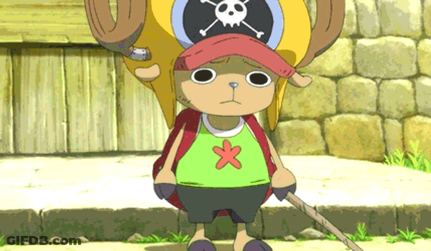 Exhausted Chopper Wants To Rest GIF