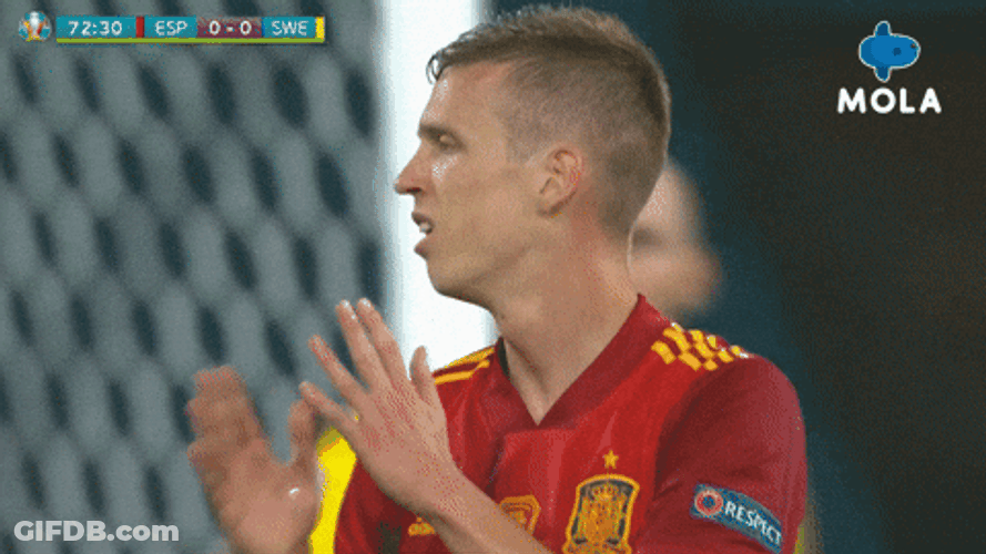 Exhausted Dani Olmo Frustrated Facial Expression GIF