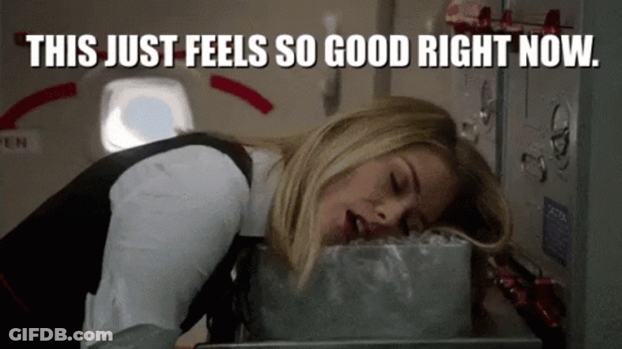 Exhausted Relief Feel Soo Good GIF