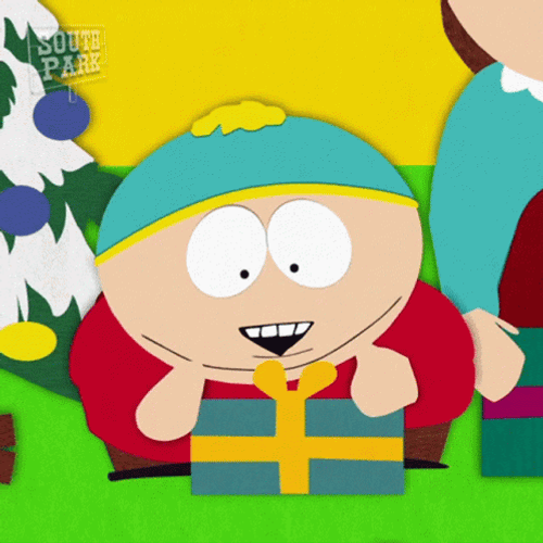 Exited Eric Cartman Gift GIF
