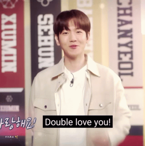 EXO Baekhyun Arcade Double Love You GIF