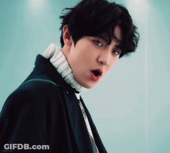 EXO Chanyeol Handsome Singing GIF