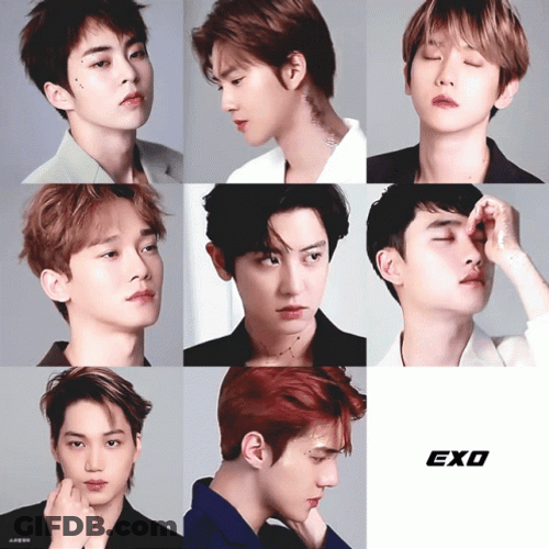 EXO KPop Members Handsome Swag GIF