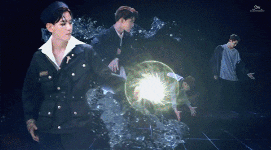 EXO Members Cool Super Powers GIF