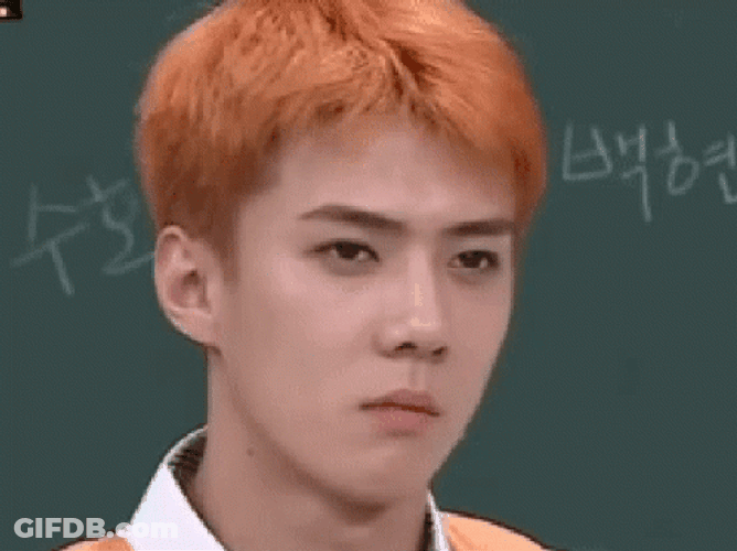 Exo Sehun Staring Youll Shoot Your Eye Out GIF