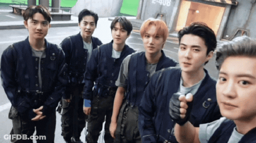 EXO We Are One Group Intro GIF