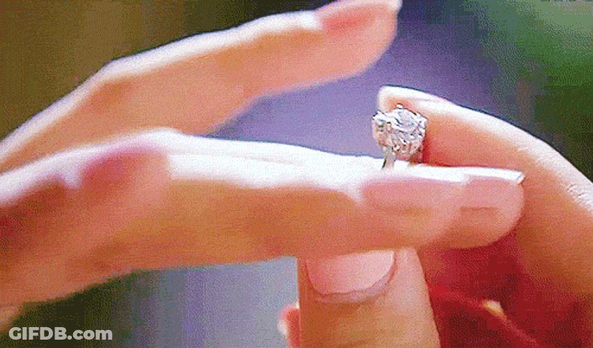 Expensive Diamond Wedding Ring GIF