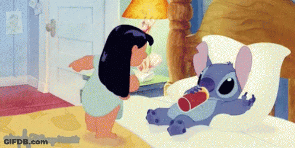 Experiment 626 Naughty Stitch Attacking Lilo GIF
