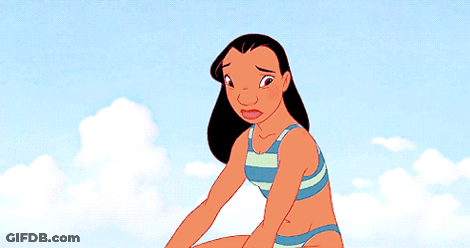 Experiment 626 Stitch And Lilo Shocked GIF