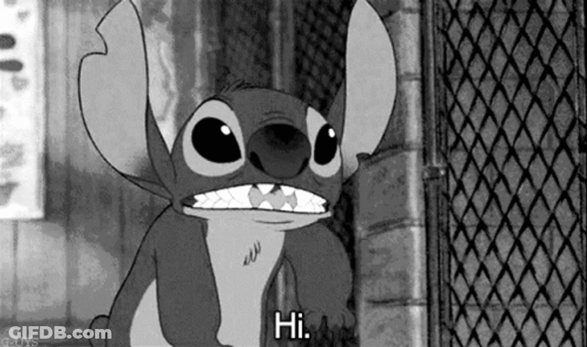 Experiment 626 Stitch Greets Hi GIF