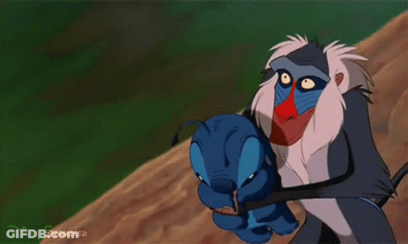 Experiment 626 Stitch Lion King Crossover Meme GIF