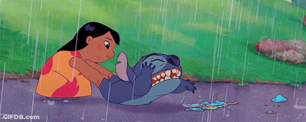 Experiment 626 Stitch Pulled By Lilo GIF