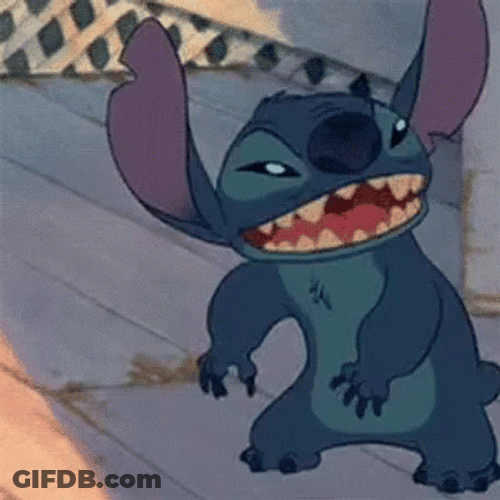 Experiment 626 Stitch Upside Down GIF