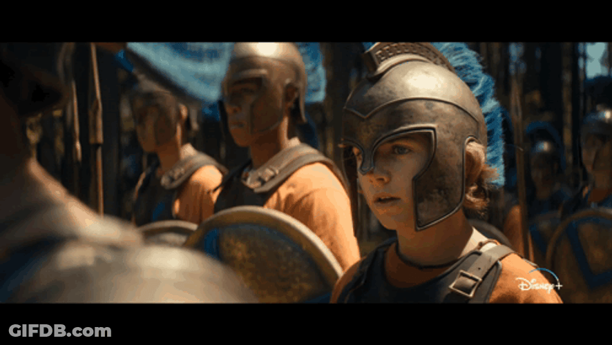 Explaining The Strategy Percy Jackson GIF