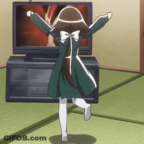 Explosion Anime Girl Dancing GIF