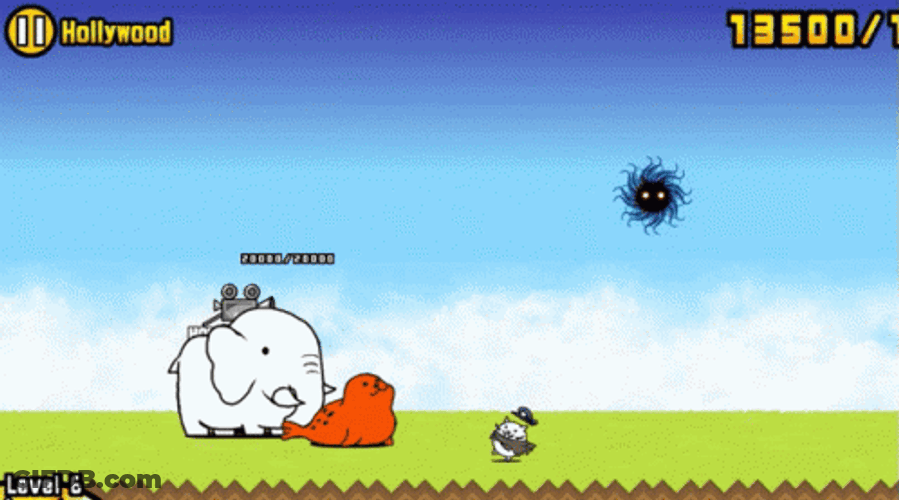 Explosion Battle Cats Games GIF