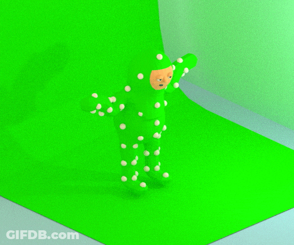 Explosion Green Screen Teletubbies Jumping GIF