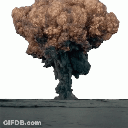 Explosion Megadeth Mushroom Cloud GIF