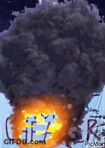 Explosion Saying Cheer GIF