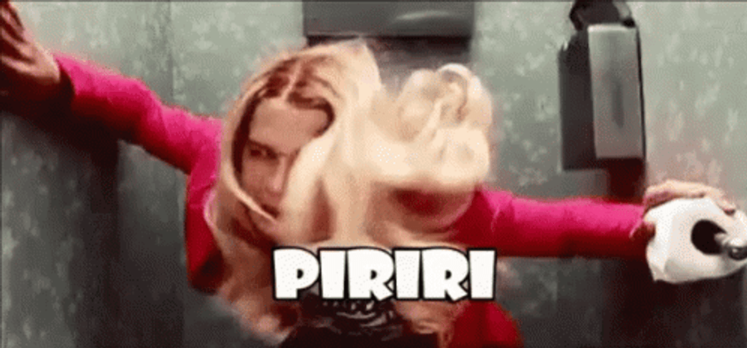Explosive Diarrhea Blonde Girl Hard Time GIF