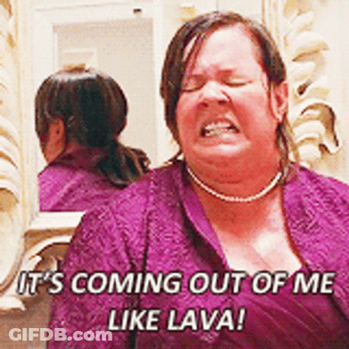 Explosive Diarrhea Its Coming Out Like Lava GIF
