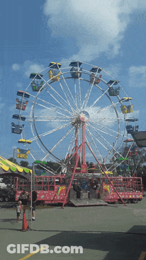 Expo Wheel Ferris Wheel GIF