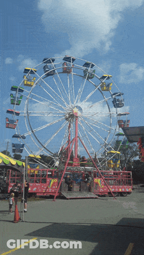 Expo Wheel Ferris Wheel GIF