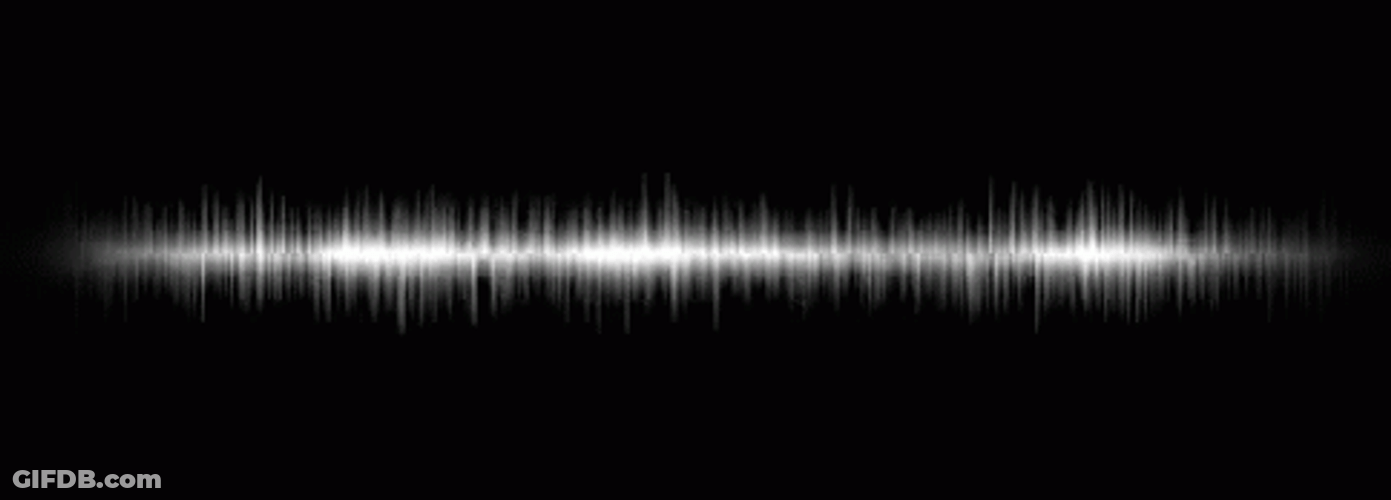 Expressive Audio Sound Waves Icon GIF