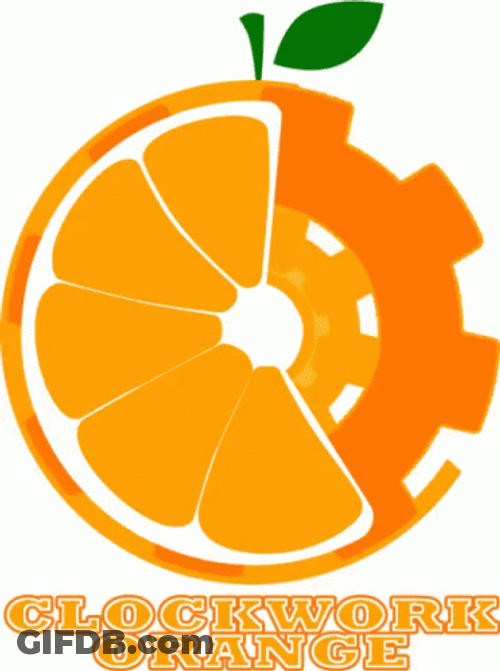 Expressive Clockwork Orange Art GIF