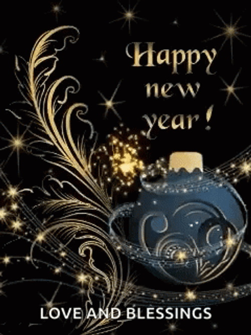 Extravagant New Year Design GIF