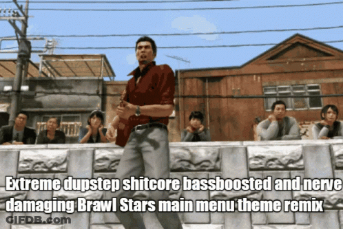 Extreme Dupstep Shitcore Bassboosted Nerfs Damaging Brawl Stars Remix GIF