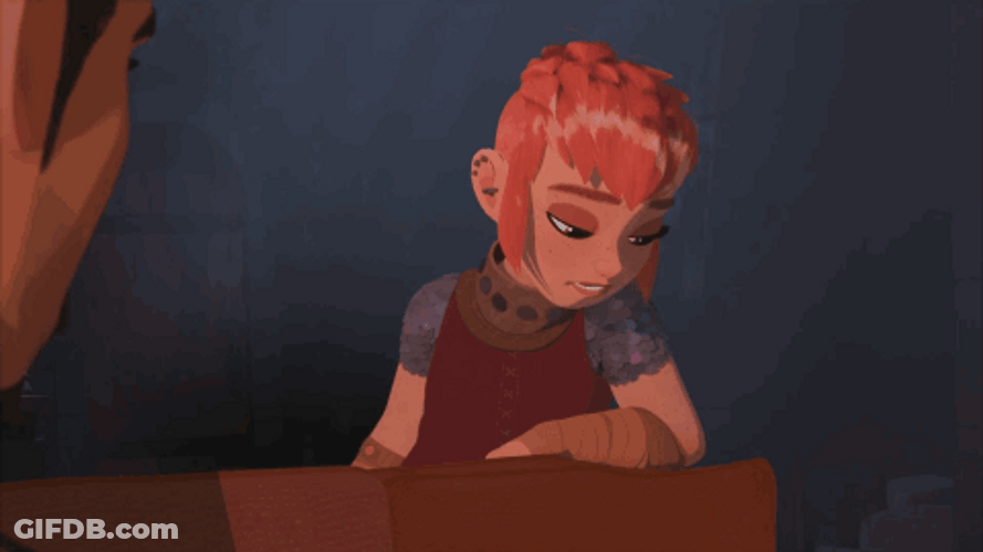 Eye Flashes Light Nimona Movie GIF