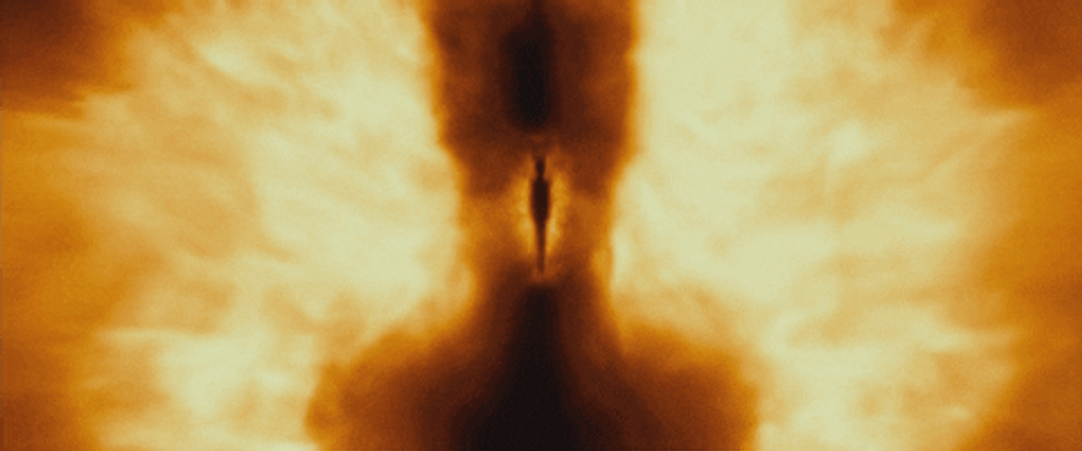 Eye Of Sauron Flames Flashing Zoom GIF