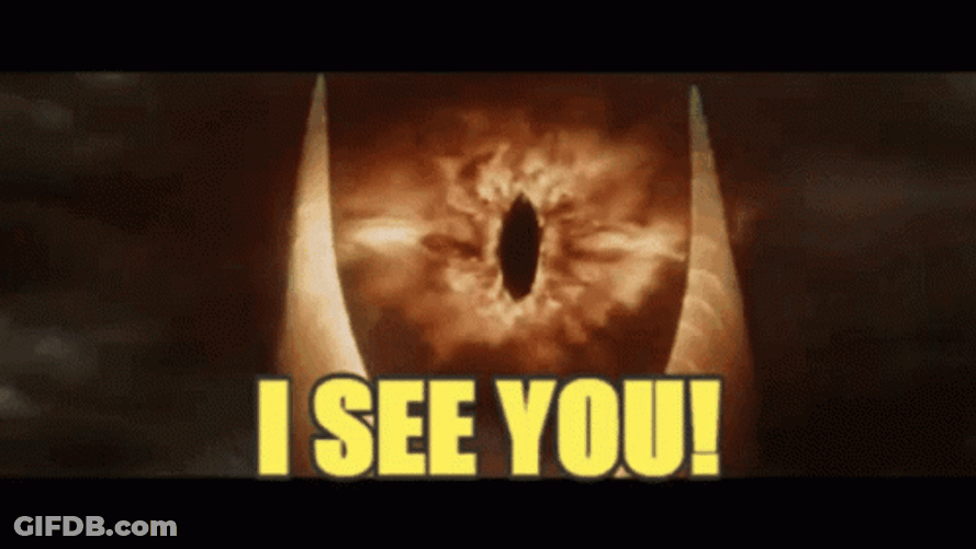 Eye Of Sauron I See You GIF