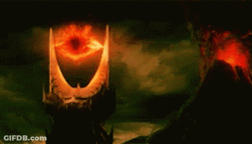 Eye Of Sauron Moving Observing Looking GIF