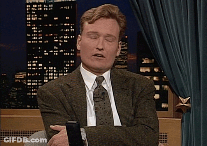 Eye Roll Conan O'Brien GIF