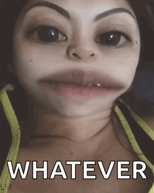 Eye Roll Derp Face GIF