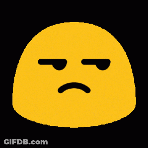 Eye Roll Emoji Angry SMH Reaction GIF