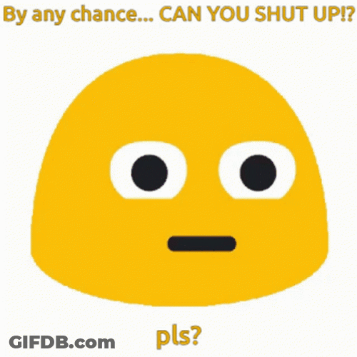 Eye Roll Emoji Can You Shut Up GIF