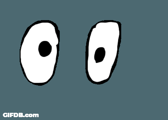 Eye Roll Emoji Cute Googly Eyes Sticker Animation GIF