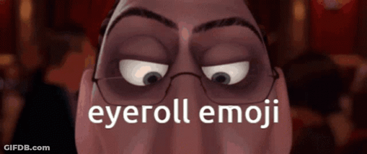 Eye Roll Emoji Ratatouille 2007 GIF
