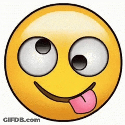 Eye Roll Emoji Silly Googly Eyes Tongue Out GIF