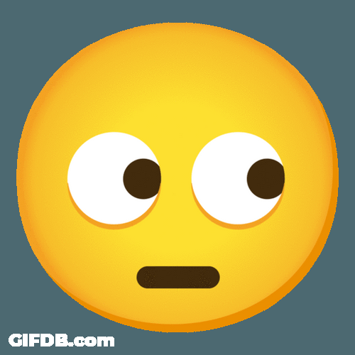 Eye Roll Emoji Whatever Exhausted Reaction GIF