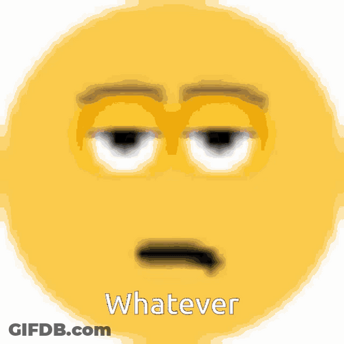 Eye Roll Emoji Whatever Grumpy Face GIF