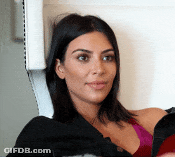 Eye Roll Emoji Whatever Kim Kardashian GIF